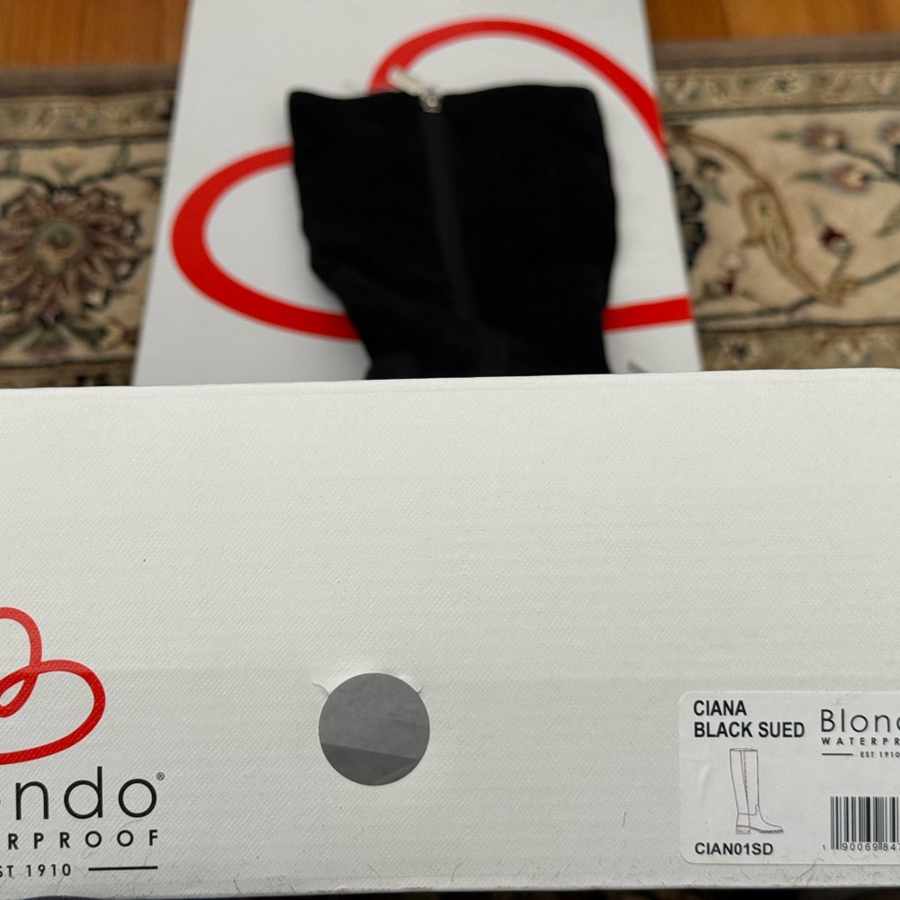 Blondo Gia Black Suede Footwear